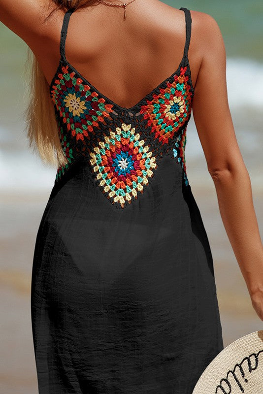 Crochet Swimsuit Cover Up Dress