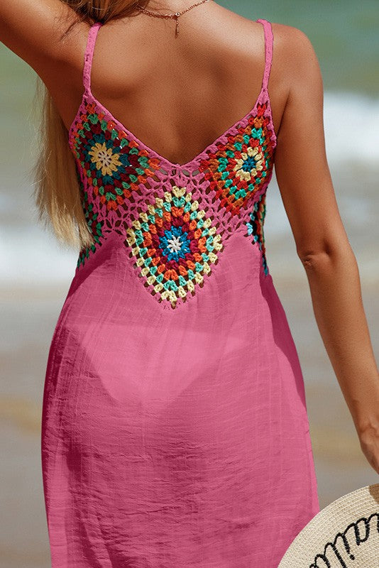 Crochet Swimsuit Cover Up Dress