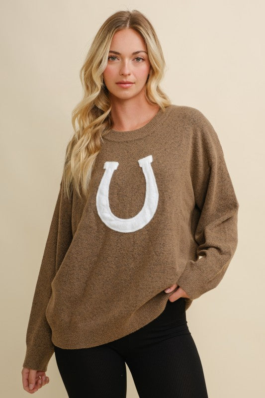 Horse Shoe Sweater