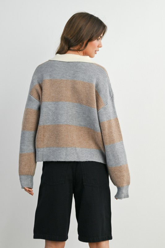 The Collins Collared Sweater