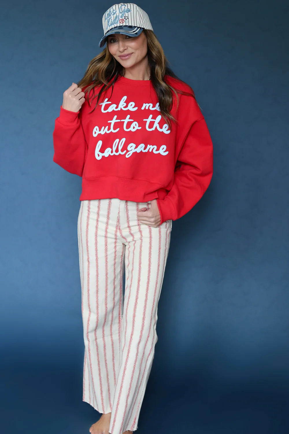 Baseball Stitch Denim Pants