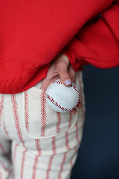 Baseball Stitch Denim Pants
