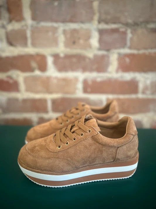 JAY WALKING Platform Sneakers - Tobacco