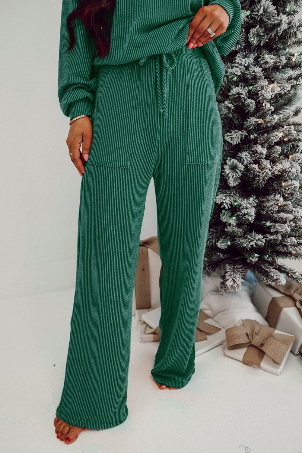 Jolly Corded Long Sleeve Lounge Set