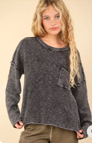 Mineral Washed Sweater