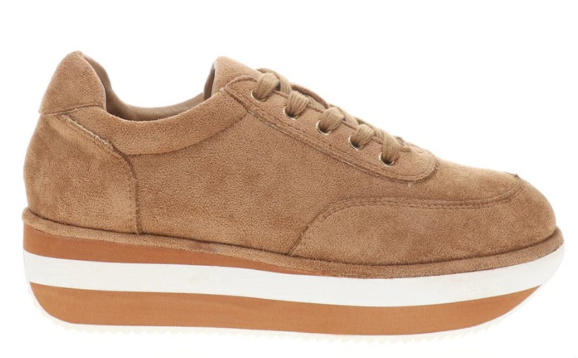 JAY WALKING Platform Sneakers - Tobacco