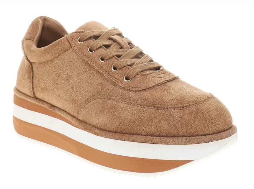 JAY WALKING Platform Sneakers - Tobacco