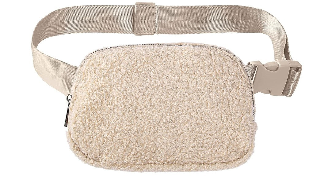 Sherpa Fleece Belt Bag