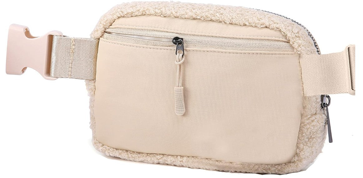 Sherpa Fleece Belt Bag