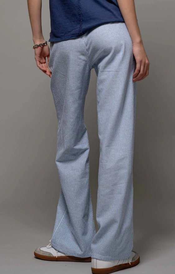 Breezy Striped Wide Leg Maxi Pants