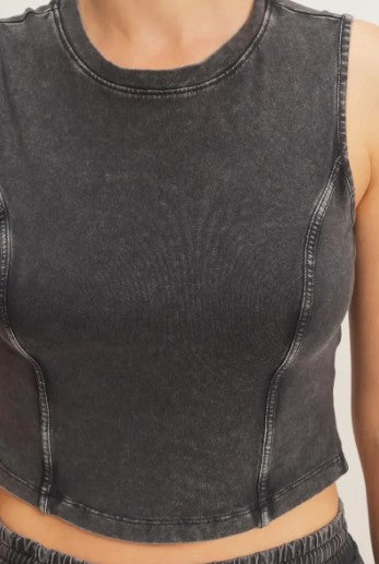 Pepper Mineral Washed Loungewear Set