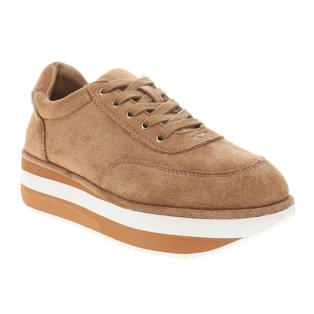 JAY WALKING Platform Sneakers - Tobacco