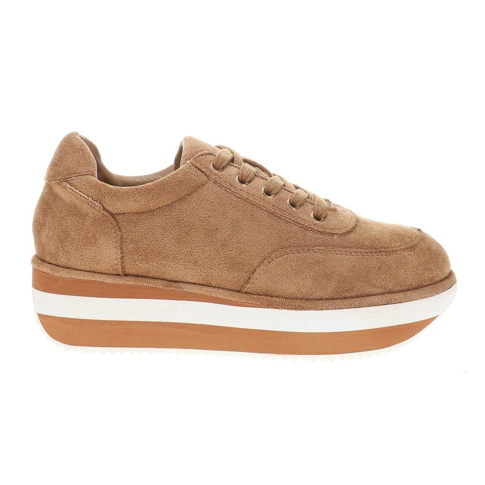 JAY WALKING Platform Sneakers - Tobacco